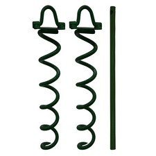 2 x Narrowboat screw in spiral