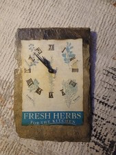 Slate Wall Clock Measures 12