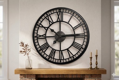 Large 40cm metal skeleton wall - large,