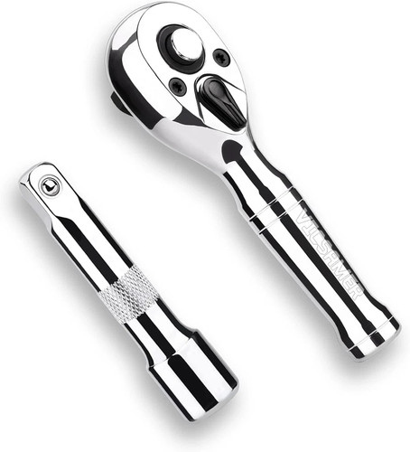 Stubby ratchet set - 3/8", drive