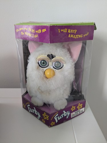 Furby vintage 1998 white - furby,