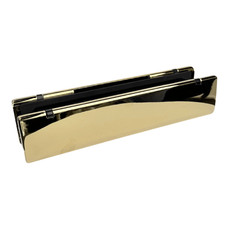 UPVC 12 Inch Heavy Duty Letterbox -Fits 40-80mm Door Thickness, Durable & Secure