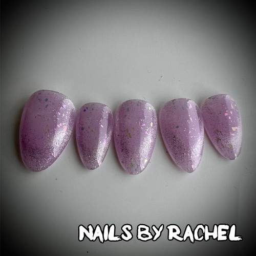 Hand painted press nails - painted, on