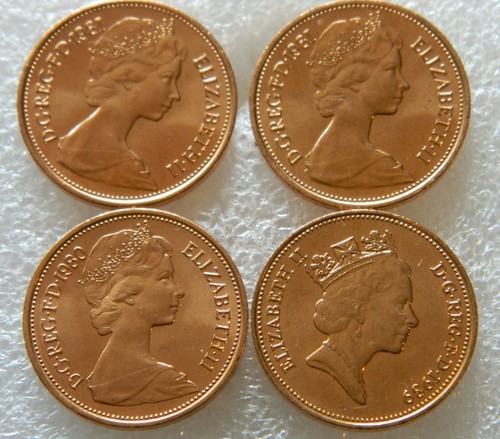 Four two pence - four, coins