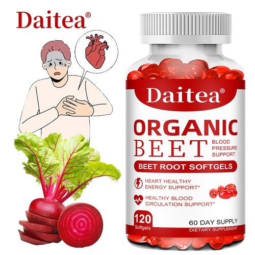 Organic beet capsules supports - organic,