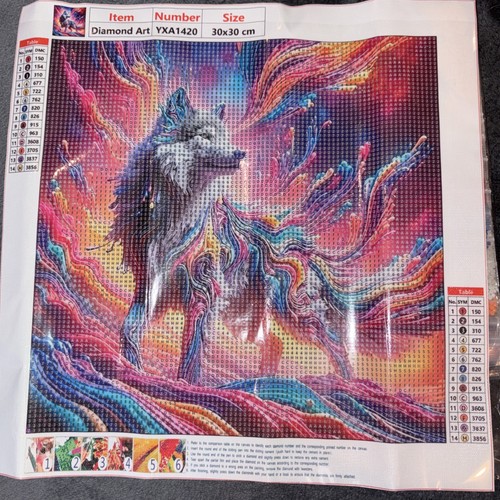 Rainbow wolf to charity - rainbow,