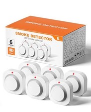 6 Pack Smoke Alarm Fire
