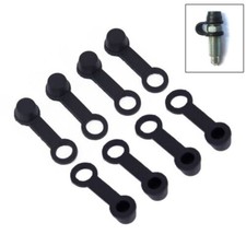 8x Replacement Part Brake Caliper Bleed Nipple Screw Dust Cap Cover Accessories