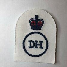Royal Navy Dental Hygienist Badge Patch Embroidered With Crown