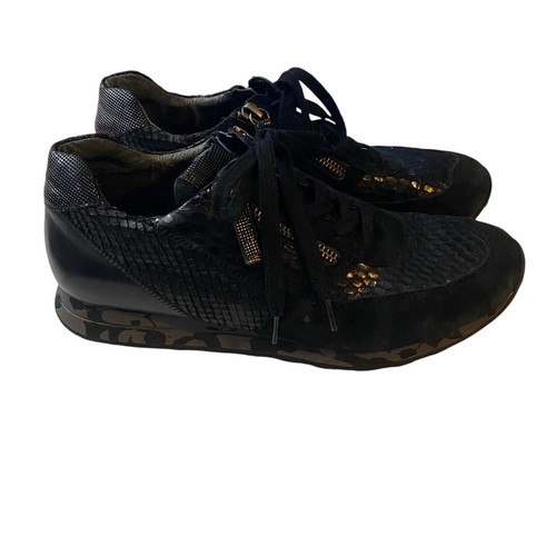 Gabor leather sneakers - gabor, lace-up