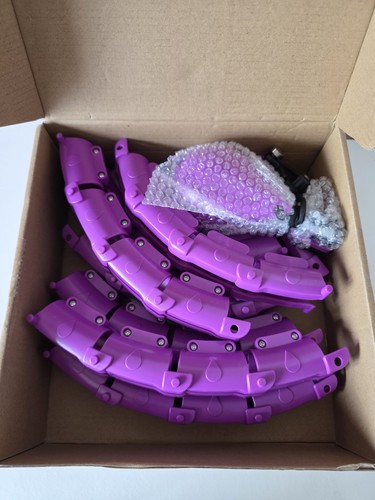 Purple infinity hoop - infinity,