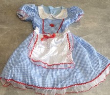 Wizard of oz Girls Dorothy Costume Dress Age 5-6