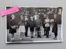 OLD PHOTO TEACHER CHILDREN BOY