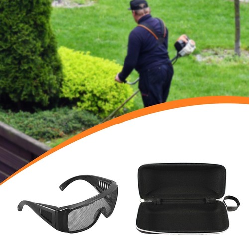 Steel mesh safety goggles - steel,