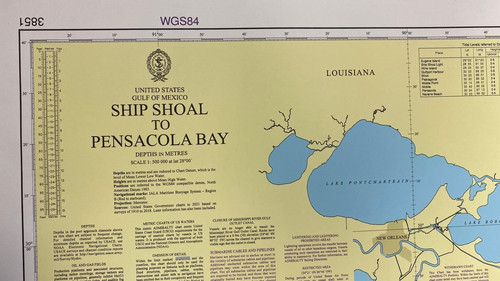 Admiralty chart 3851 - admiralty, ship