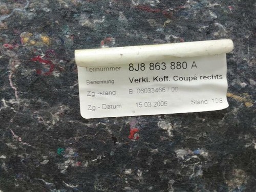 8j8863880a right boot trim
