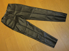 Ladies Primark black faux