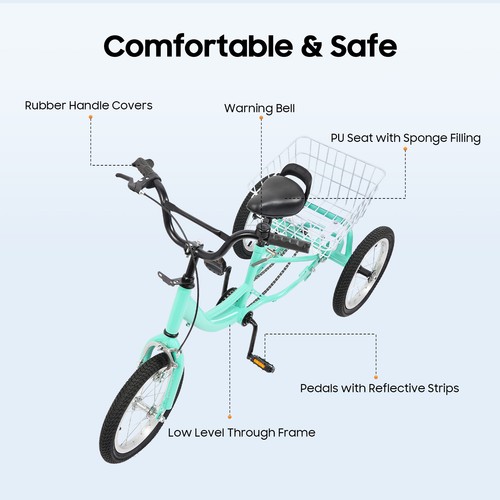 14in trike for children 6yrs - children, 5-6yrs