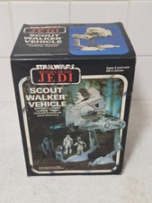 Vintage Star Wars - Boxed Bi Logo Miro-Meccano AT-ST Scout Walker - UNUSED MINT