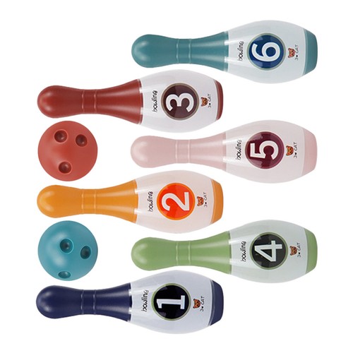Kids indoor bowling game set - indoor,