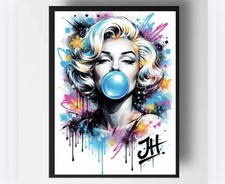 A4 Glossy Art Print - Marilyn