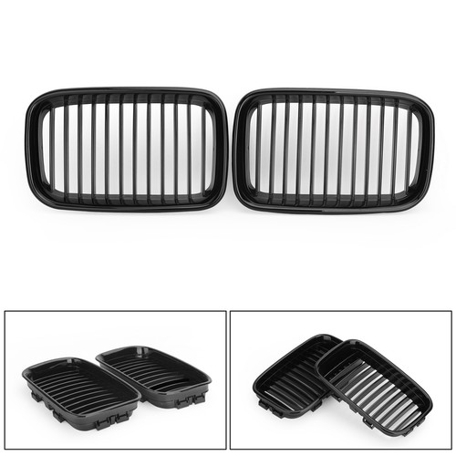 Pair glossy black kidney sport - black,