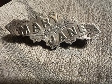 Antique vintage silver Name