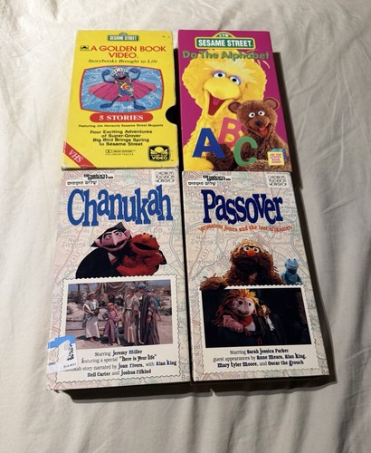 Sesame street vhs lot 4 - sesame,