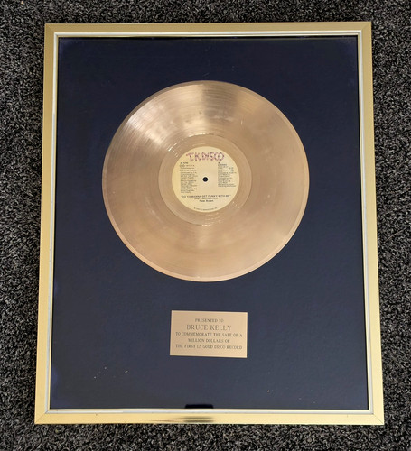 Authentic riaa gold award - authentic,