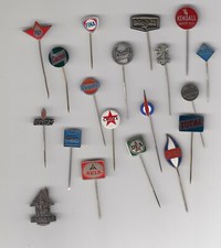 Vintage oil fuel pin - vintage,