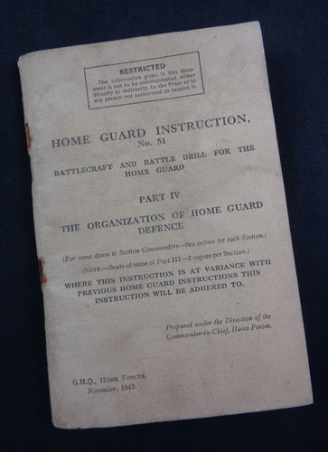 Ww2 british home guard - british, manual