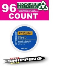 Keurig Twinings Superblends Sleepy Camomile Spearment Herbal Tea K-cups 96 Count