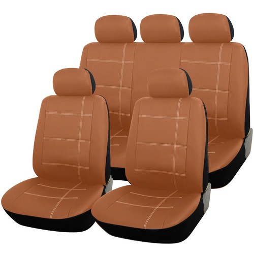 Tan universal leather look - leather,