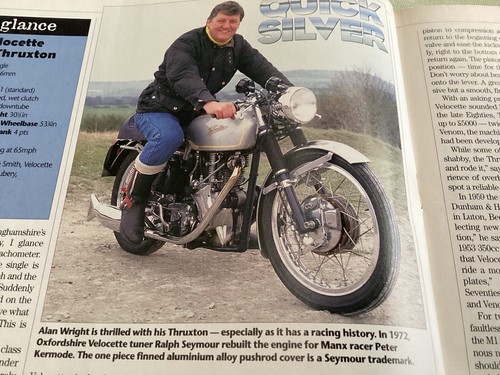 Velocette thruxton ralph - thruxton,