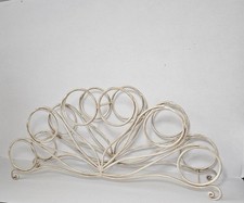 Vintage Off White Wrought Iron