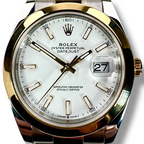 Rolex datejust white dial - datejust,