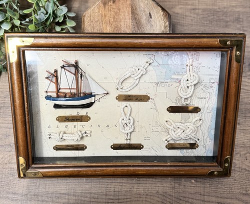 Vintage framed nautical - vintage,