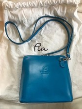 Pia Real Leather Cobalt Blue