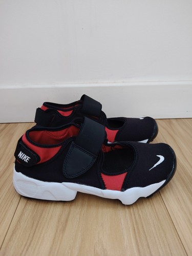 Nike air rifts black red - nike, and