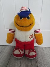 Vintage 1989 Honey Monster Plush 15” Real Soft Toys Sugar Puffs Quaker Oats Rare