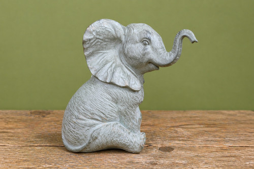 Elephant ornament trunk - elephant, up