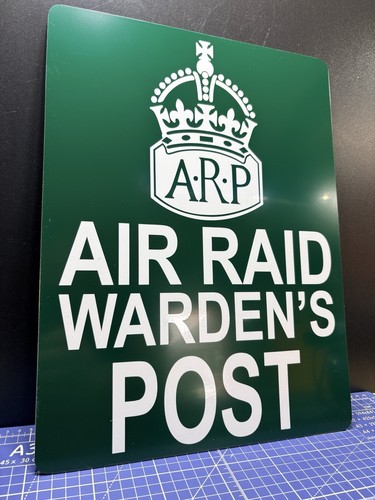 Air raid wardens post sign - air,