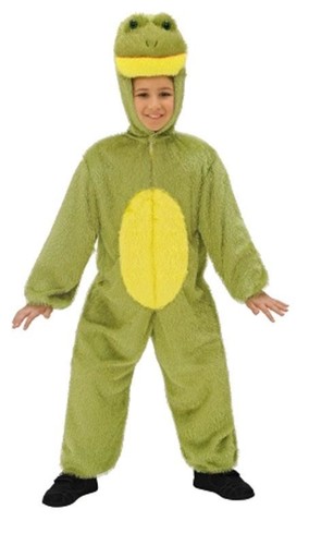 Child plush frog costume - child,
