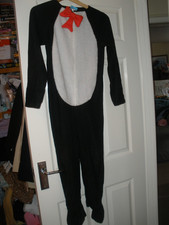 Childs 'Cat in the Hat' fancy dress costume aged 7-9 years - NO HAT