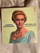 ELISABETH SCHWARZKOPF FAVOURITE SCENES & ARIAS, JAPANESE RED VINYL LP, EX