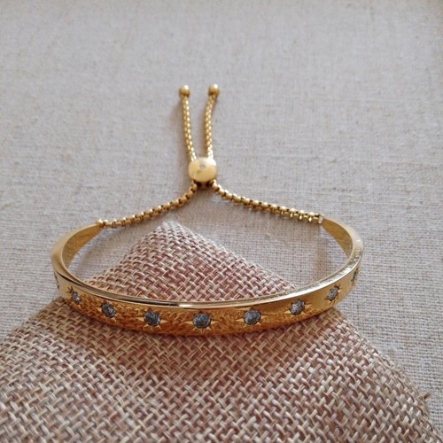 Steel diamonique gold - steel,