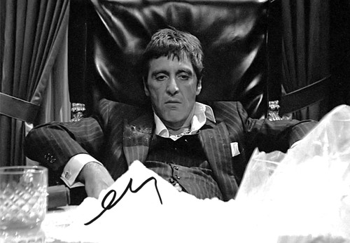 Pacino scarface signed - pacino,
