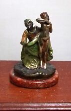 Dollhouse handmade SIGNED JOSEPH ADOTTA "The Slaver" Cold painted Bronze