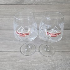 2 x Cruzcampo Chalice Beer
