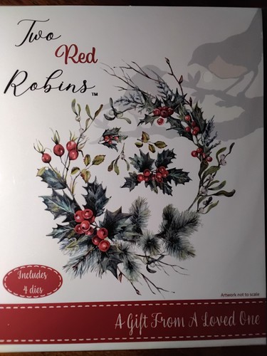 Two red robins - a, from